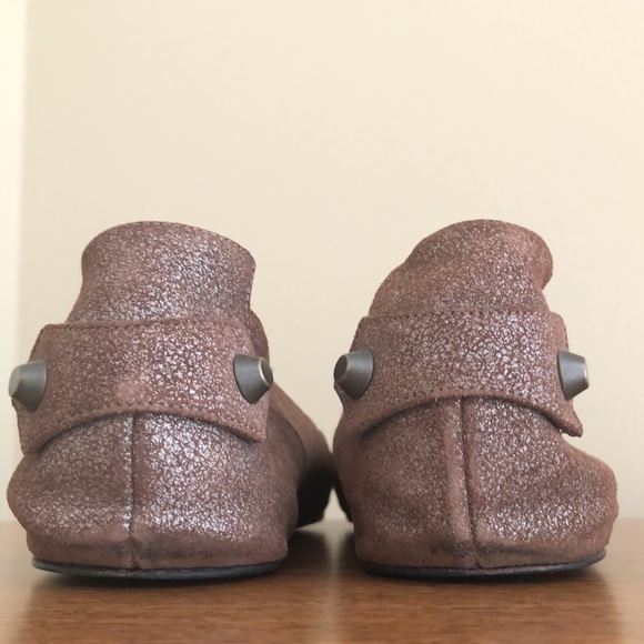 Balenciaga Brown and Metallic Flats EU 38 1/2 - Picture 8 of 16